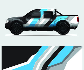 truck decal graphic wrap vector, abstract background