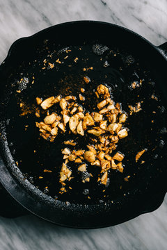 Golden Sauteed Garlic