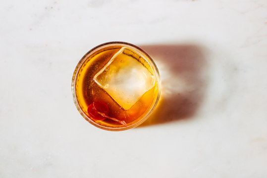 Manhattan Cocktail on the rocks