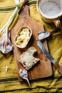 Food: Homemade garlic butter