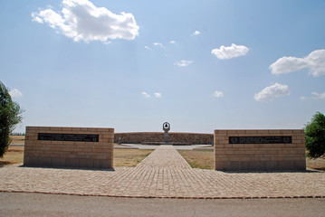 Fototapeta na wymiar The Soviet military cemetery at Rossoshka near Volgograd in Russia