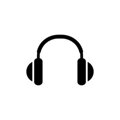 earphone logo icon template, earphone vector element