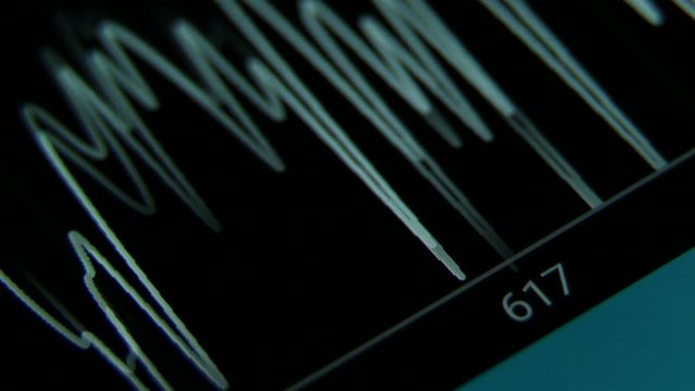 Graphic equalizer and controllers on digital display
