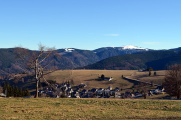 Blick vom Schauinsland auf den Feldberg