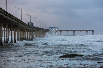 Fototapeta na wymiar Windy at the Pier