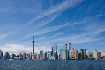 Obraz premium Skyline of Toronto with the iconic CN Tower, Ontario, Canada