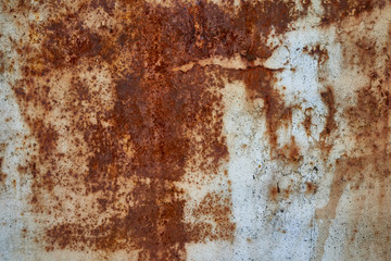 texture of rusty metal