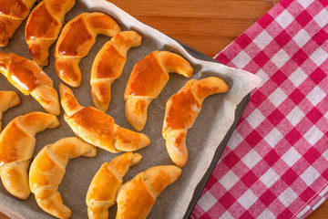 Fresh homemade cakes. Delicious pastries.