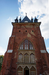 old gothic chapel tower in alexander park