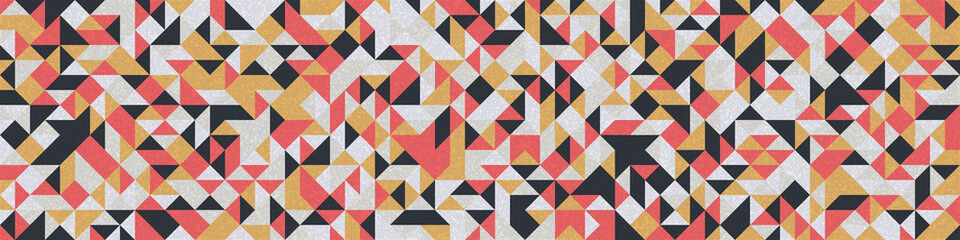 Pattern with random colored Diamonds Generative Art background illustration