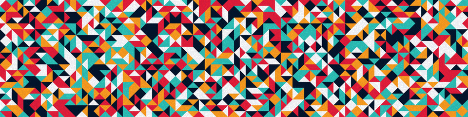 Pattern with random colored Diamonds Generative Art background illustration