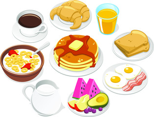 breakfast dishes