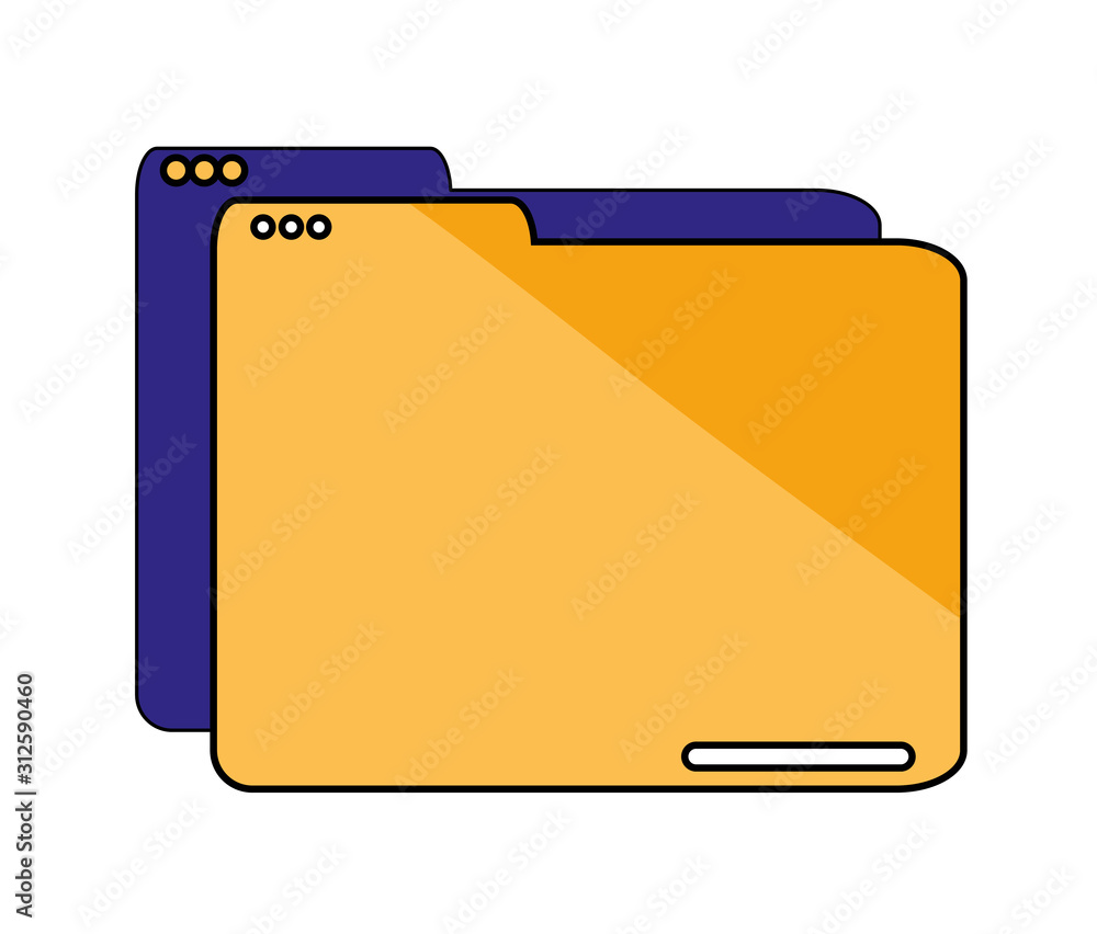 Poster isolated file icon vector design