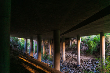 Under the bridge