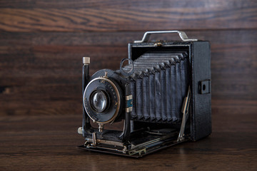 Vintage medium format camera