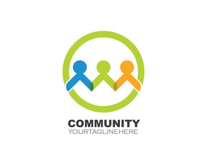 Community, network and social icon design