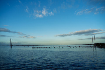 the peace river at Punta Gorda and Port Charlotte	