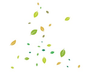 green leaf ecology nature element background vector icon of go green