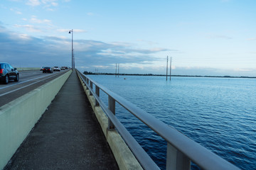 Obraz premium the peace river at Punta Gorda and Port Charlotte 