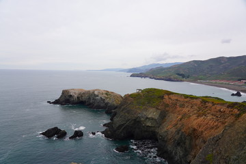 Obraz premium Beautiful Pacific coast in California