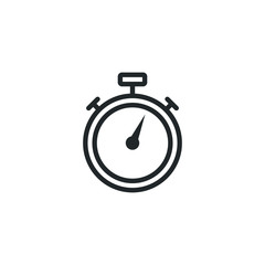 Simple icon template color editable. Time Management symbol vector sign isolated on white background illustration for graphic and web design.