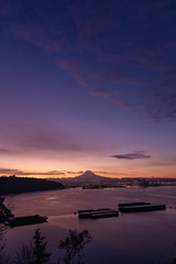 Mt Rainier Sunrise Tacoma Puget Sound PNW