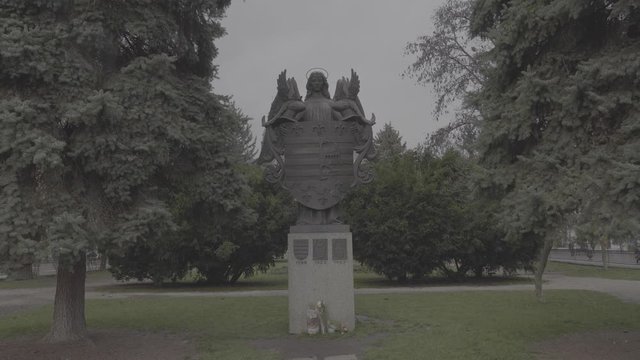 View of the city of Kosice in Slovakia, collection of footage, Panasonic V-Log
