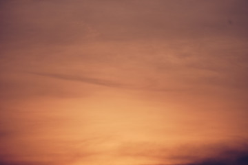 Color Sky only sunset sunrise. colorful sky with clouds ,select focus with shallow depth of field:ideal use for background.