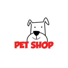 Pet shop Logo Icon Vector Template Design Illustration