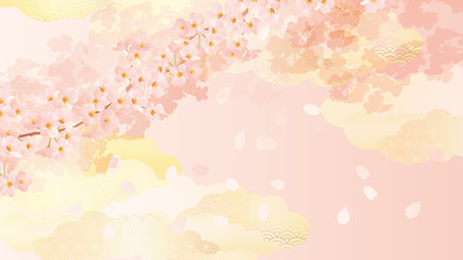 Obraz na płótnie Canvas 桜のイラスト