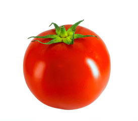 Tomato isolated on white background
