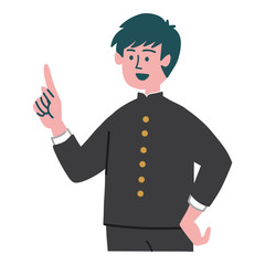 学生　男の子　提案