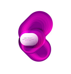 Vector abstract geometric bubble banner created with round shapes. Trendy simple button. Illustration For Wallpaper, Banner, Background, Card, Book Illustration, landing page