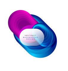 Vector abstract geometric bubble banner created with round shapes. Trendy simple button. Illustration For Wallpaper, Banner, Background, Card, Book Illustration, landing page