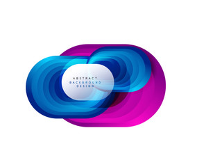 Vector abstract geometric bubble banner created with round shapes. Trendy simple button. Illustration For Wallpaper, Banner, Background, Card, Book Illustration, landing page