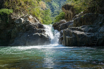 Fototapeta premium waterfall in deep forest