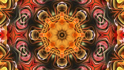 Kaleidoscope Mandala Art Design Abstract Background