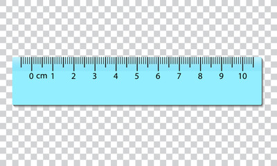 Ruler centimeter cm scale. Vector with centimeters measurement