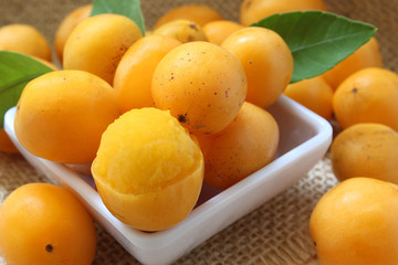 Caja fruit, traditional from the tropics