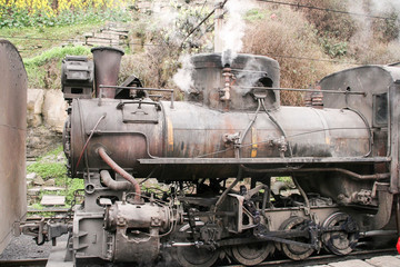 locomotive in sichuan,china