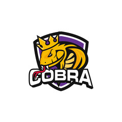 king cobra logo template design Vector illustration