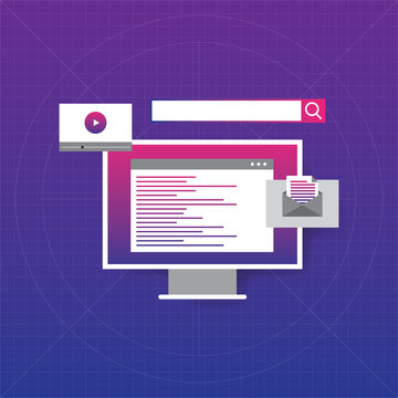 Web development concept