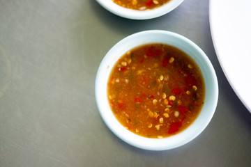 Spicy seafood dipping sauce