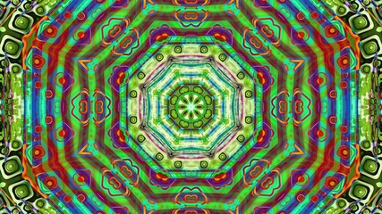 Kaleidoscope Mandala Art Design Abstract Background