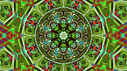 Kaleidoscope Mandala Art Design Abstract Background