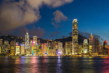 Hong Kong City at night