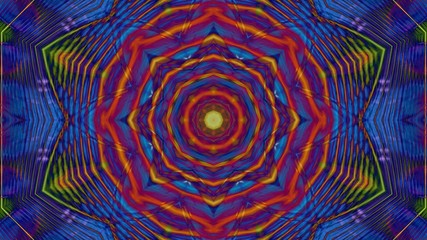Kaleidoscope Mandala Art Design Abstract Background