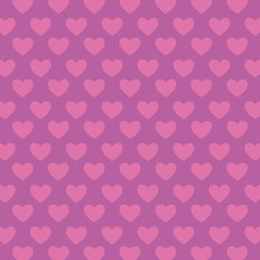 Purple hearts background vector design