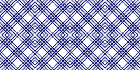 Indigo Fashion Shibori Ethnic Print.