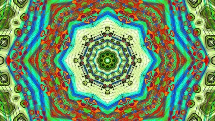 Kaleidoscope Mandala Art Design Abstract Background